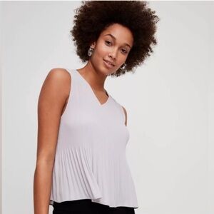 Aritzia Babaton Damien Blouse, Lilac, New With Tags, Size Medium